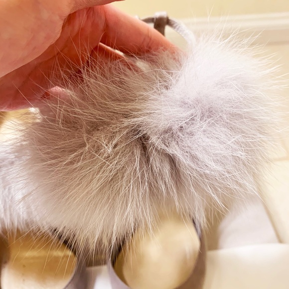 Jimmy Choo South Suede Fur Pumps - Picture 9 of 12